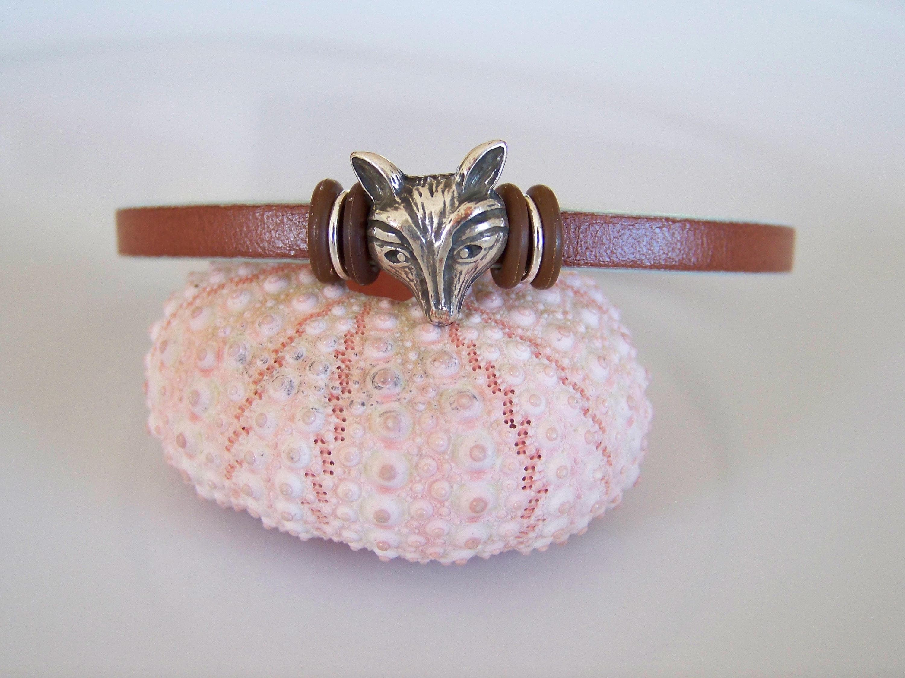 小物 BRACELET PROFILE FOX MAISON KITSUNE メゾンキツネ ジュエリー レザー プロファイル