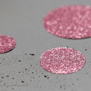 Konfetti XXL | rosa rose | Hochzeit Weihnachten Party JGA Junggesellenabschied Junggesellinnenabschied Trauzeugin Fasching groß riesig