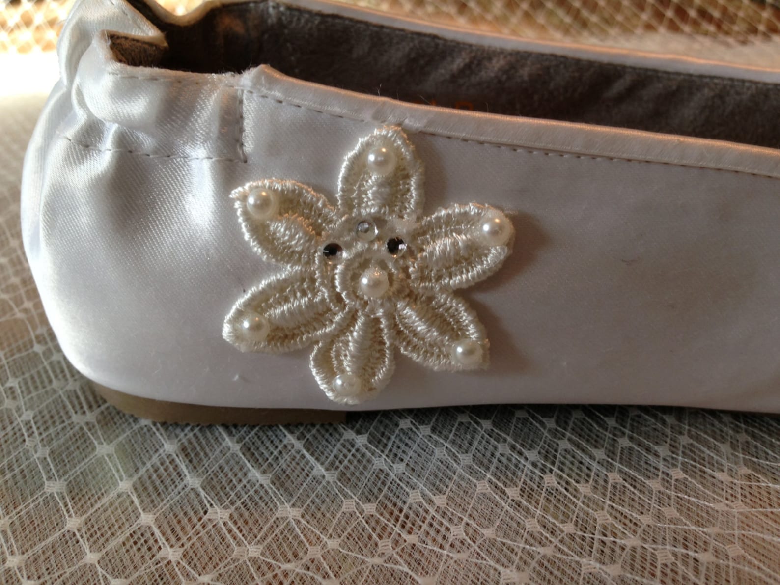 ivory white custom lace beaded bridal ballet flat beaded wedding flat ivory white custom lace beaded bridal ballet flat beaded wedding flat
