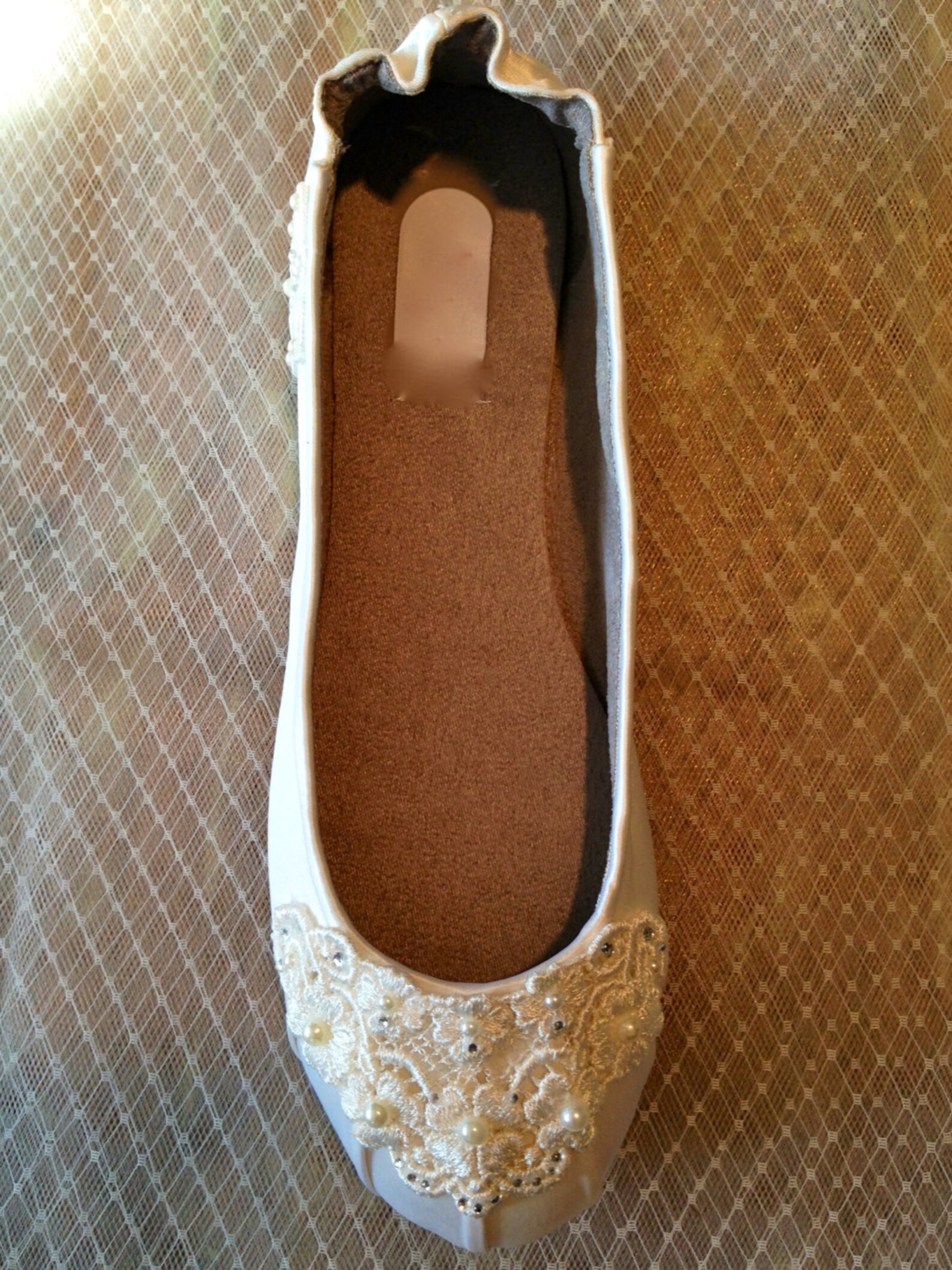 ivory white custom lace beaded bridal ballet flat beaded wedding flat ivory white custom lace beaded bridal ballet flat beaded wedding flat