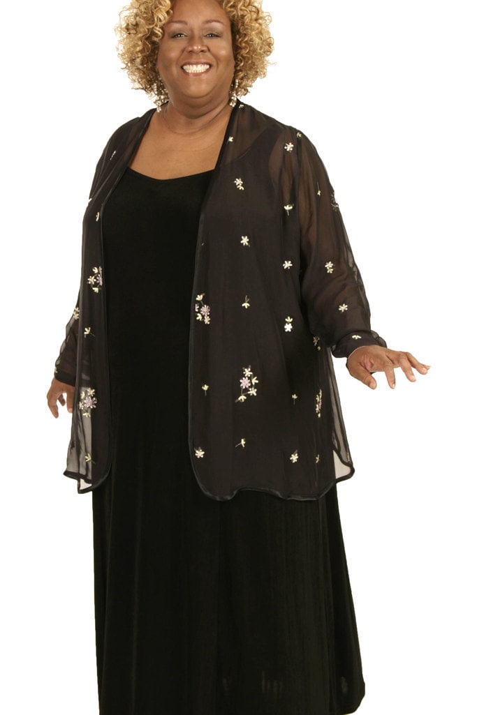 Mother of Bride Dress Plus Size With 
