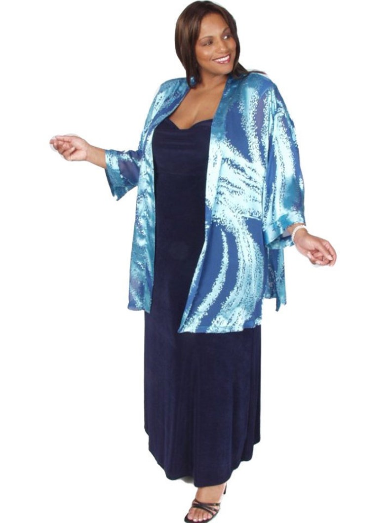 Aqua Mother of the Bride Dress
