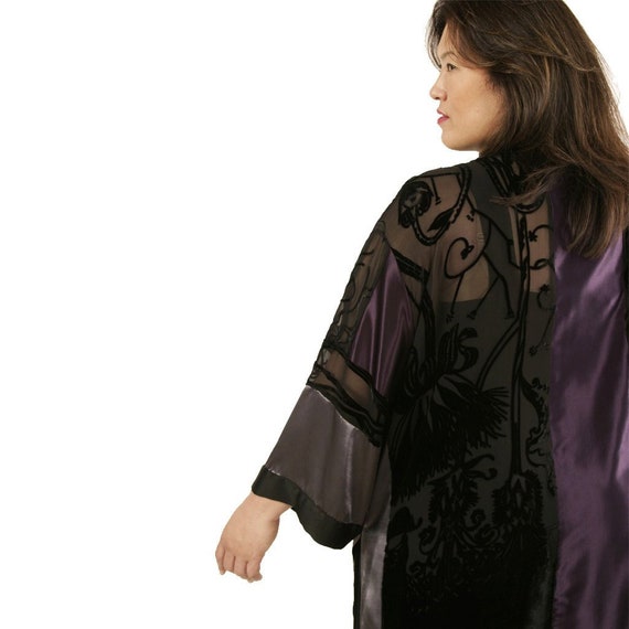 plus size evening kimono