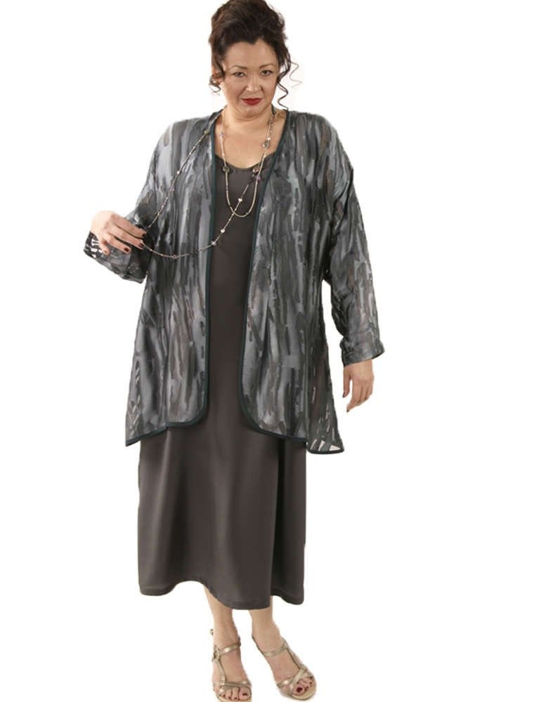 Plus Size Mother of Bride Dress Jacket ...