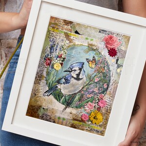 Bluejay Spring No.2, Art Print, Unframed - Three Size Options - Etsy