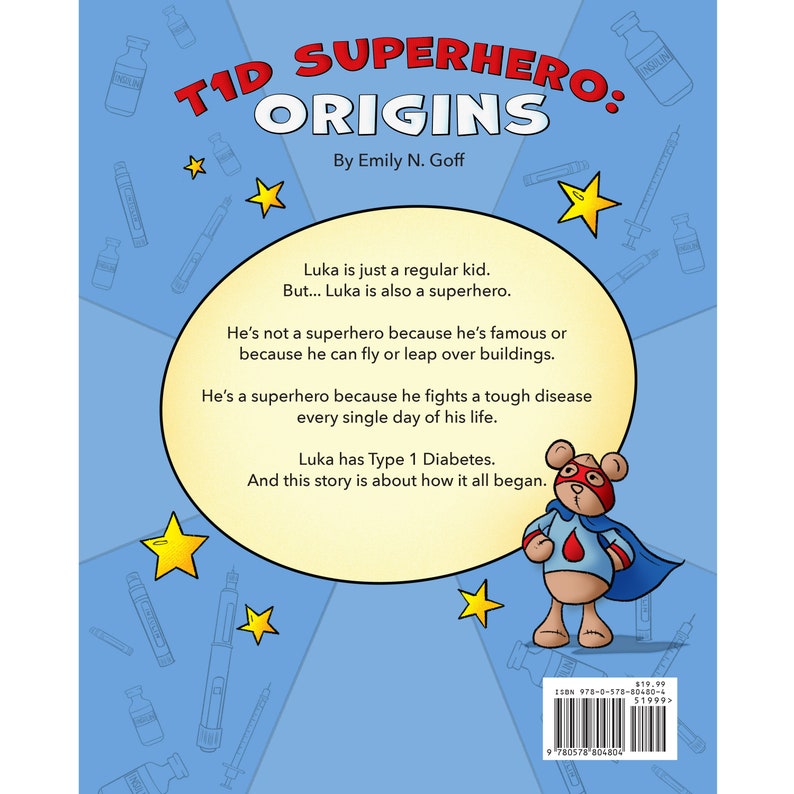 BOOK T1D SUPERHERO: ORIGINS An Original Self-Published image 3