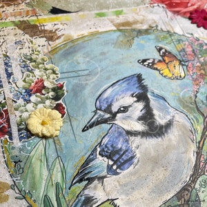 Bluejay Spring No.2, Art Print, Unframed - Three Size Options - Etsy