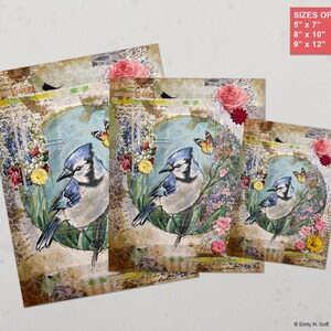 Bluejay Spring No.2, Art Print, Unframed - Three Size Options - Etsy