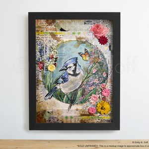 Bluejay Spring No.2, Art Print, Unframed - Three Size Options - Etsy