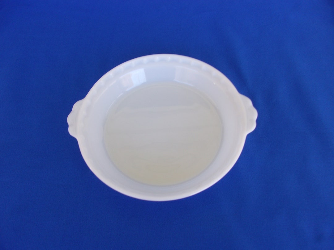 Vintage Pie Plate, Pyrex Pie Plate, Two Handles Pie Plate or Pie Dish, Oven Safe, Made From 1949