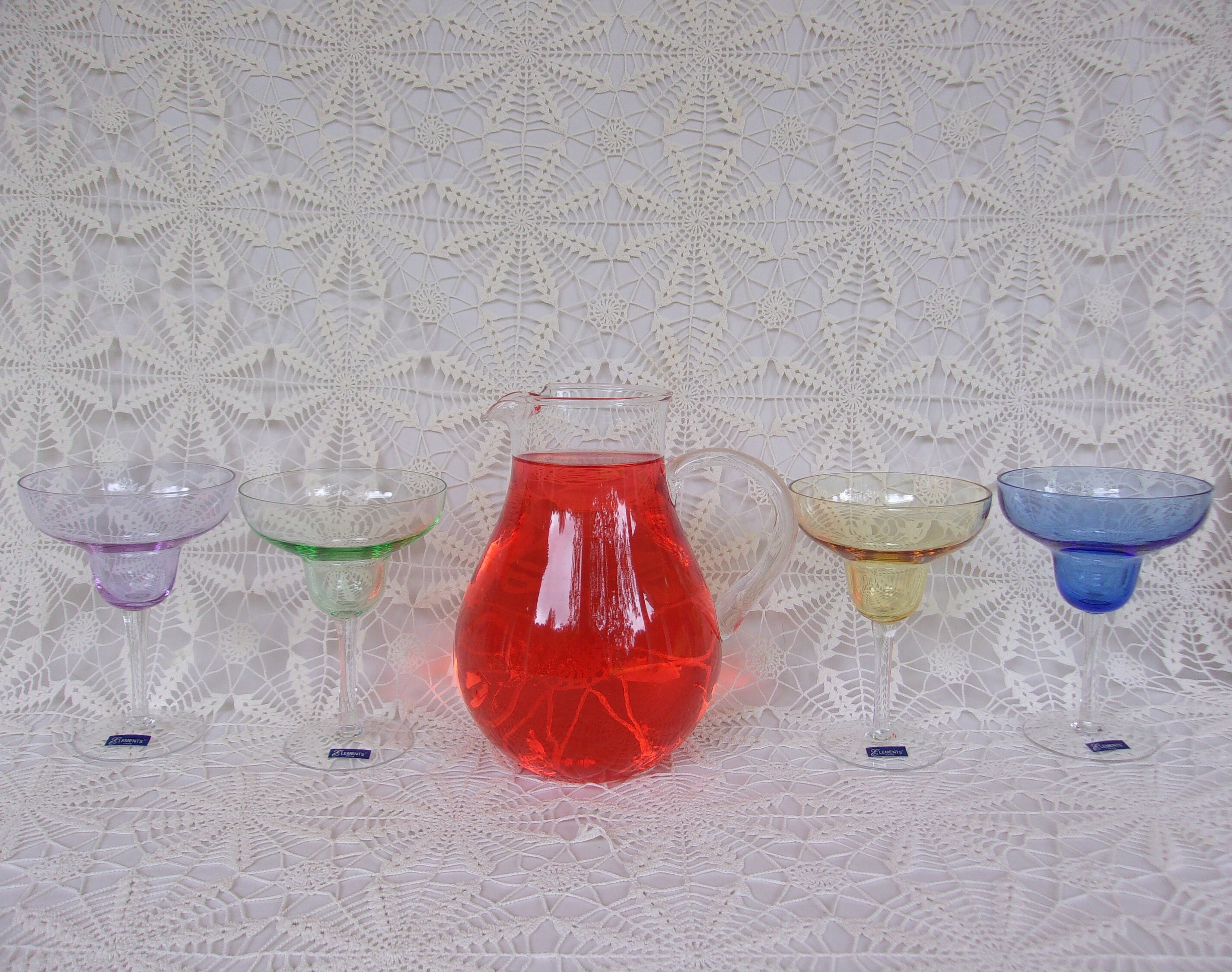Vintage Set of 2 Margarita Glasses – NUDE International