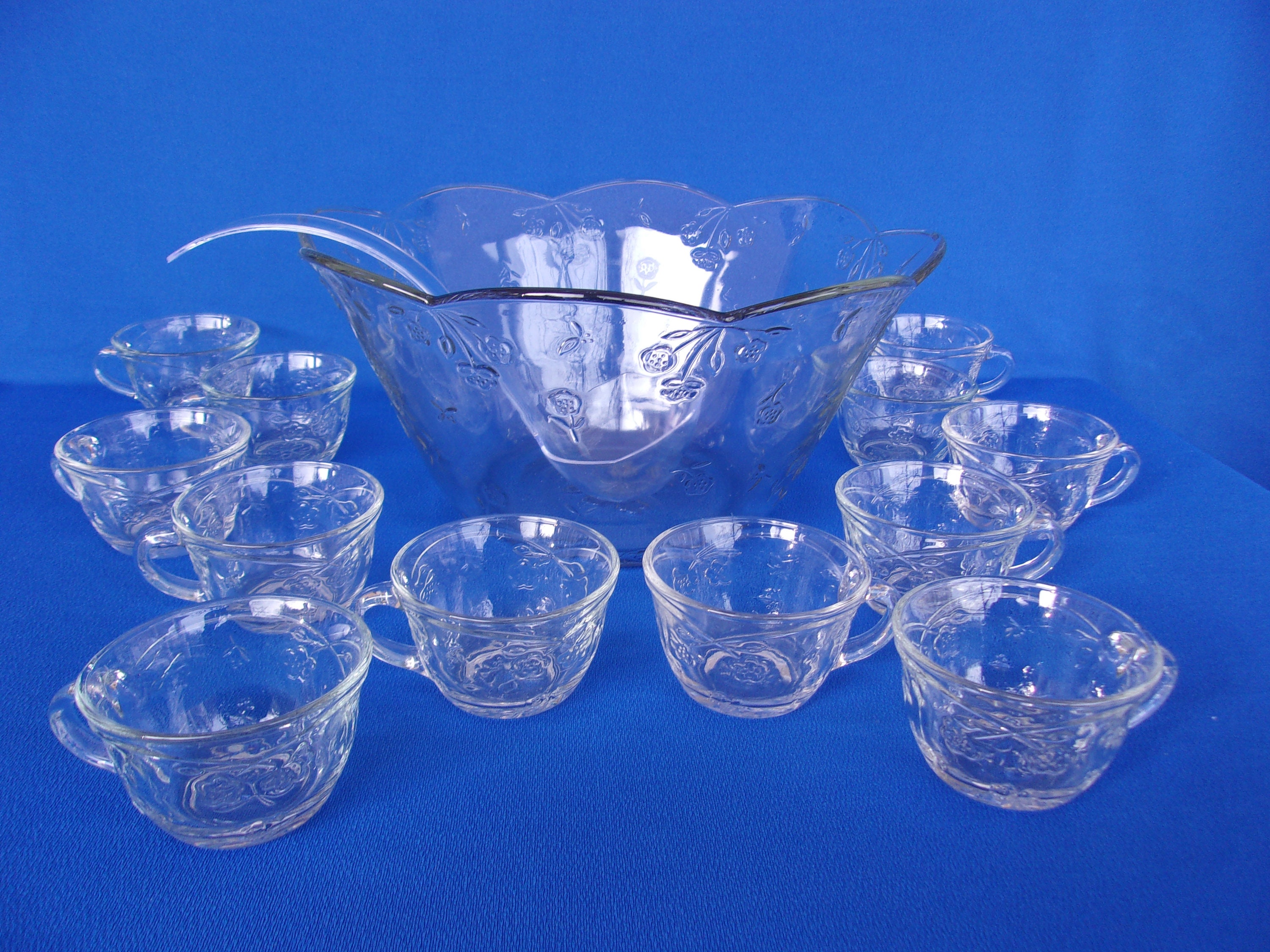 Anchor Hocking Savannah Punch Bowl - Etsy