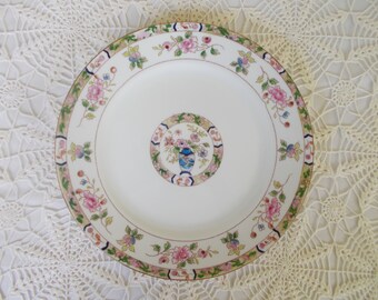 Antique Noritake Dinner Plate, 1925 M Cherry Floral Pattern, Made in Japan, Very Rare Plate, Excellent Condition