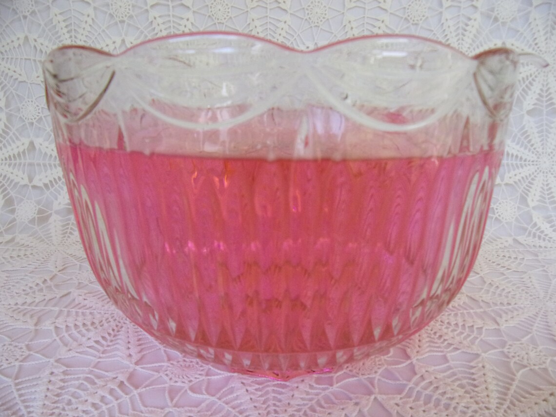 Vintage Punch Bowl Set Royal Drape Lancaster Colony Made in Etsy