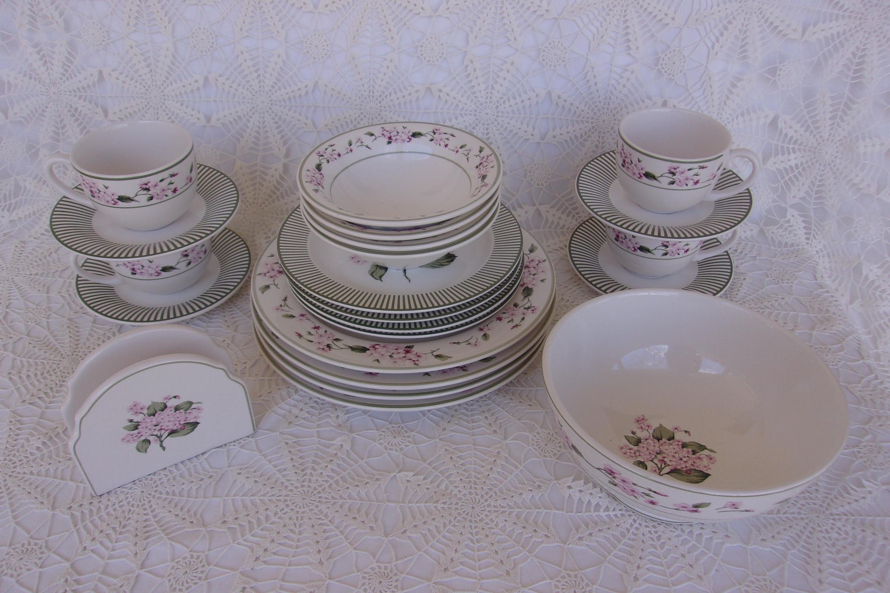 Vintage Martha Stewart Green Dinnerware - Etsy