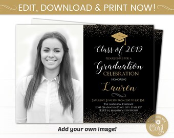 Graduation Party Invitations Etsy