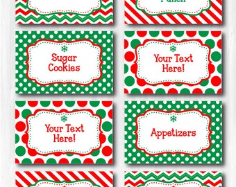 christmas labels etsy