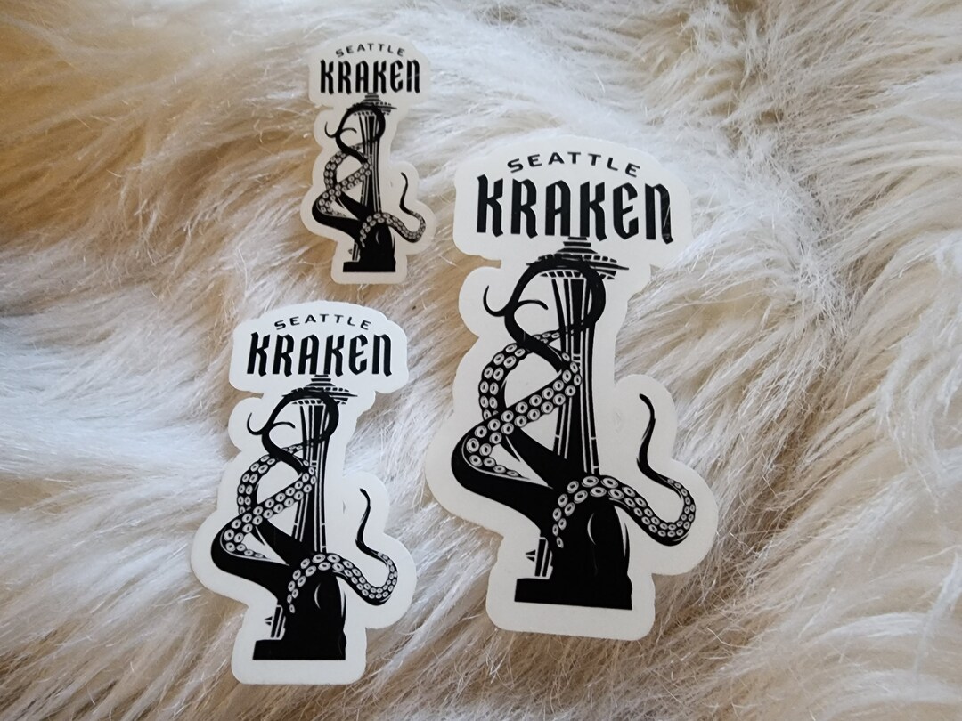 Seattle Kraken Space Needle Sticker Transparent - Etsy