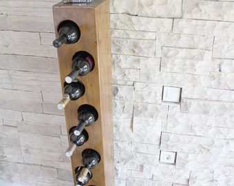Exclusive Wood Wine Rack For 12 Bottles Wild Cherry Live Etsy