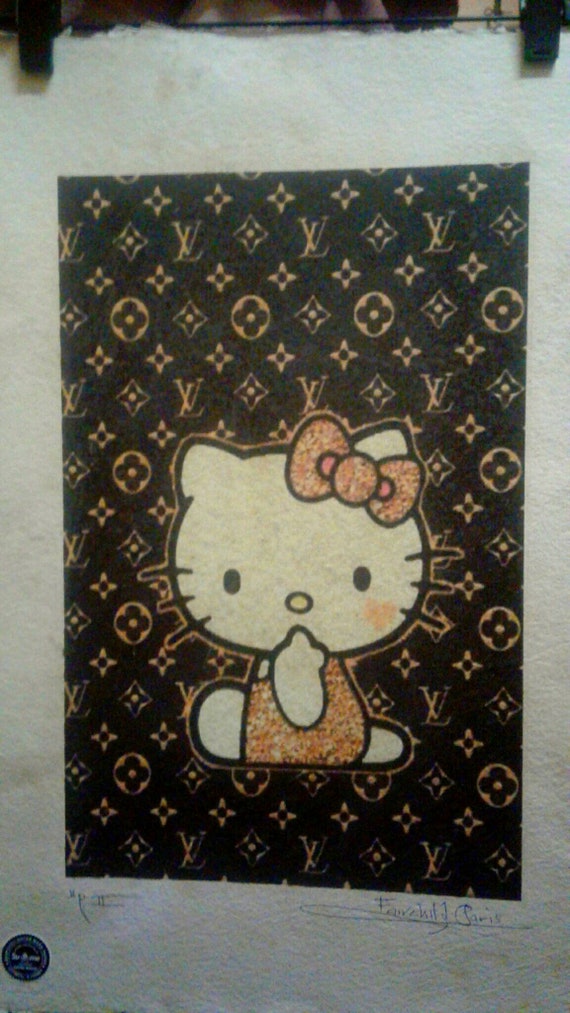 Hello Kitty Louis Vuitton Fabric For Sale