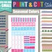Planner Stickers printable Bundle Pack 3/4 Circle - Etsy