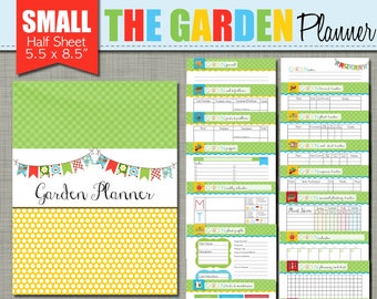 Garden Planner {Printable} Set - Sized Small 5.5 x 8.5" PDF