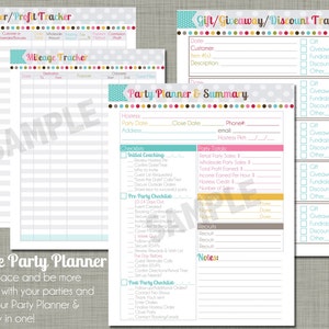 Direct Sales Planner {Printable} Set - Sized Small 5.5" x 8.5" PDF bild 3