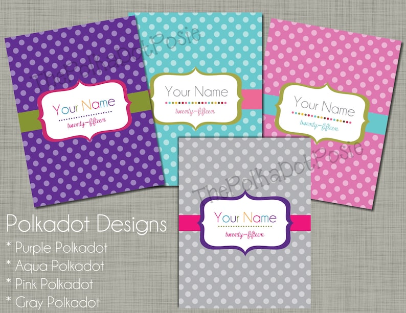 Page de garde personnalisée Planner imprimable PDF | Etsy