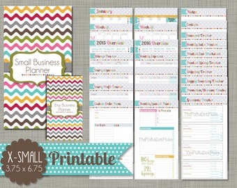 X-small printable Budget Planner Set Sized 3.75x6.75 | Etsy