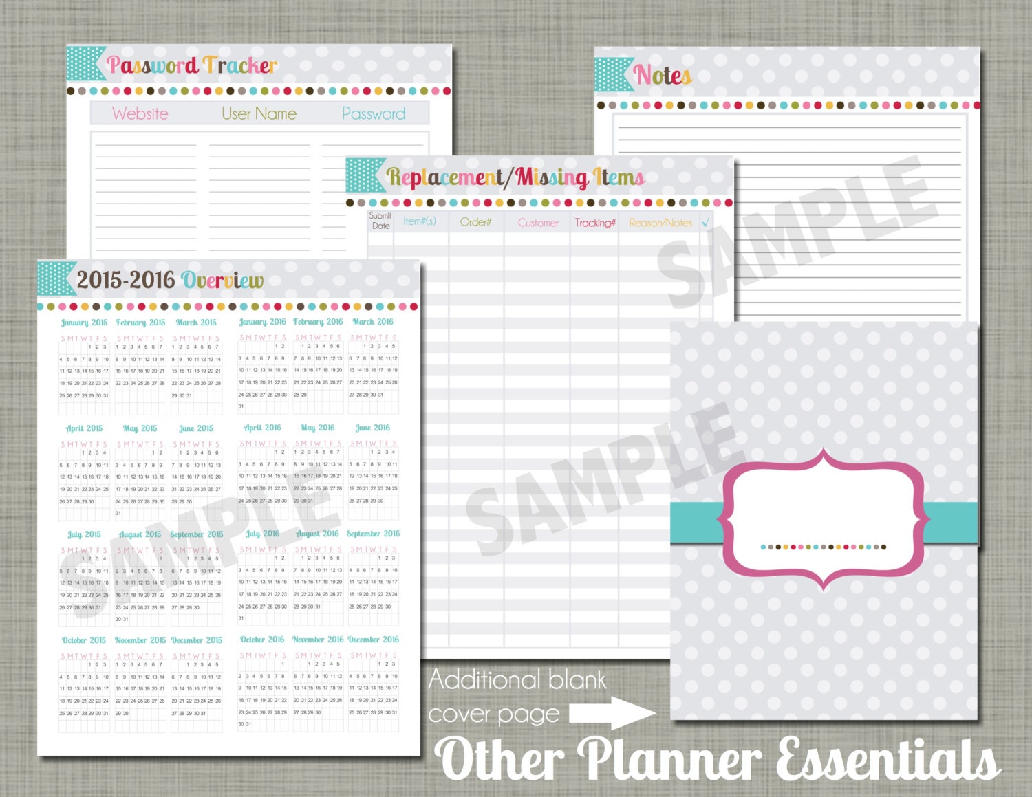Direct Sales Planner printable Set Sized Large 8.5 X | Etsy