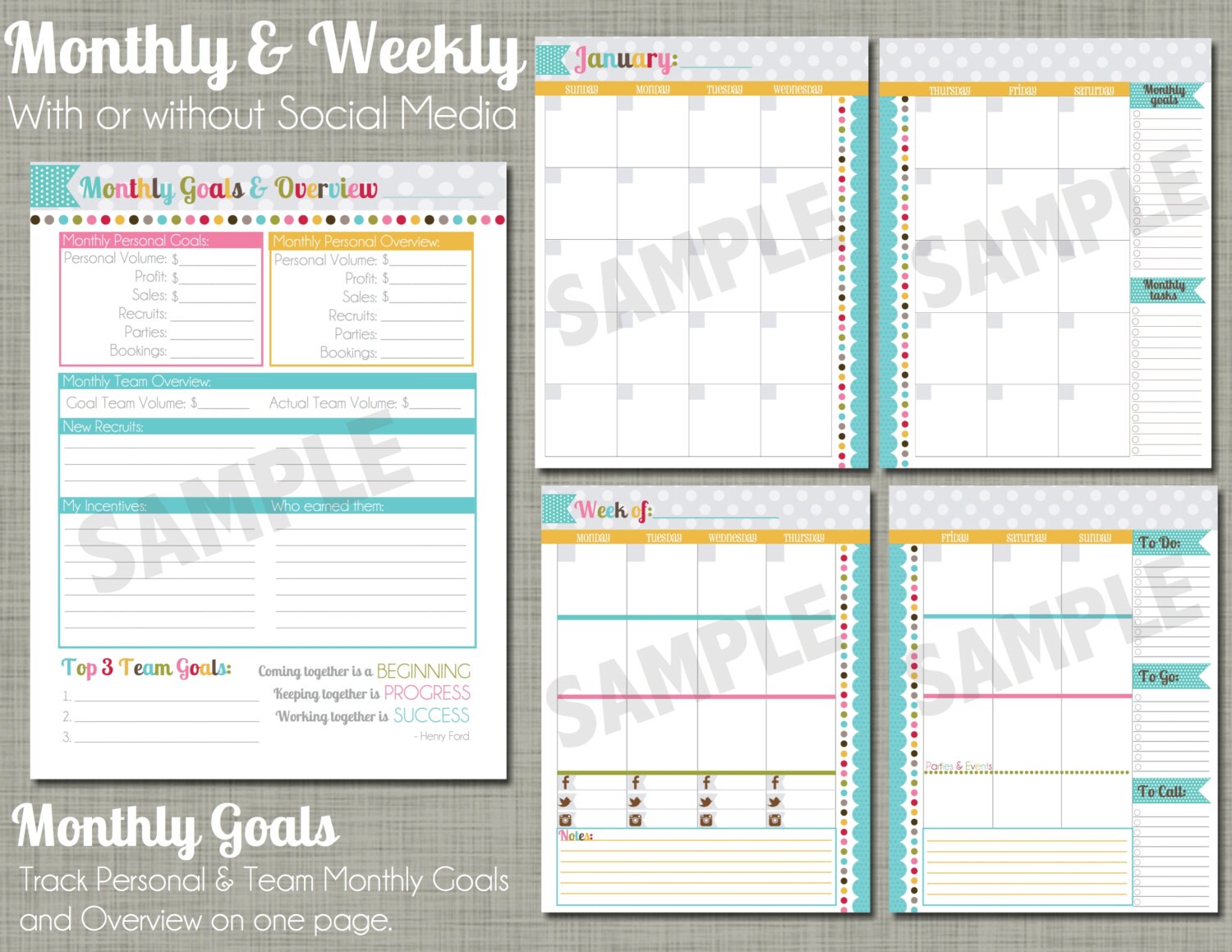 Direct Sales Planner Printable Set Sized Small 5 5 X Etsy direct-sales-planner-printable-set-sized-small-5-5-x-etsy