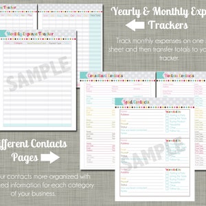 Direct Sales Planner {Printable} Set - Sized Small 5.5" x 8.5" PDF bild 4
