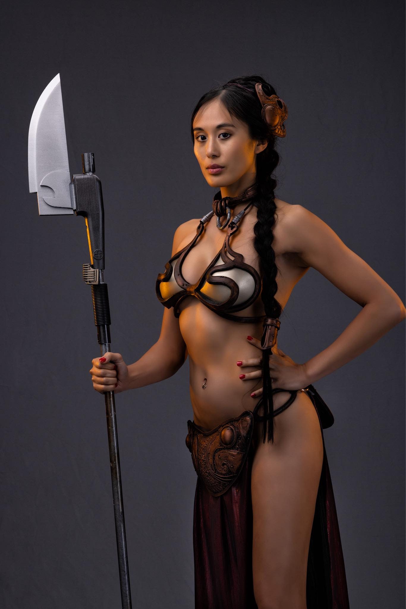 Alleen volledige set Huttslayer/Slaaf Leia 3D-PRINTBESTANDEN | Star Wars | Kostuum | Cosplay | Aangepaste maatvoering | Prinses | Afdrukbaar | Geen AI