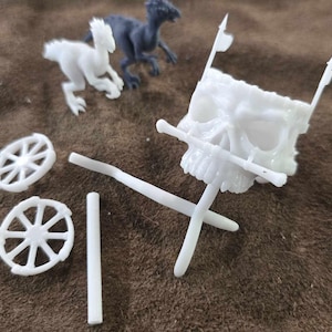 Rolling Skull Chariot | RPG | Dark Sun inspired | D&D | DnD | Tabletop | Miniatures |