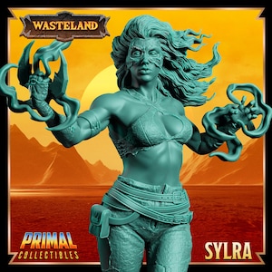 Primal | Sylra | RPG | Tabletop | Spellcaster | Mini | Miniatures | Wasteland Set | Magic