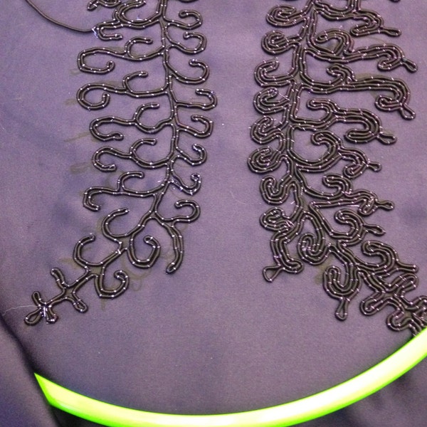 Cording Pattern for Padme Purple Senate Gown