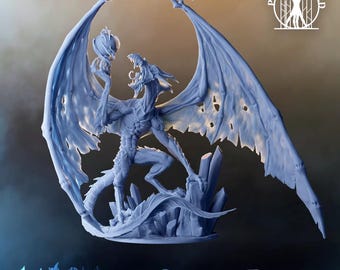 Dragon Of Tyr by Gloomy Kid Minis | Dungeons and Dragons | D&D | Resin | Free Shipping  | Dark Sun  | Emperor Dragon
