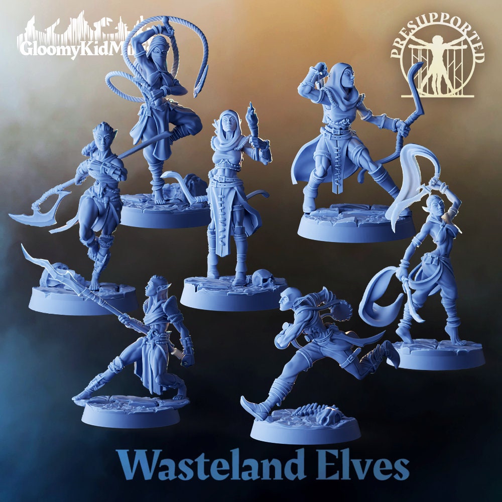 Wasteland Elves • Dark Sun | Dungeons and Dragons | D&D Wasteland Elves • Dark Sun | Dungeons and Dragons | D&D