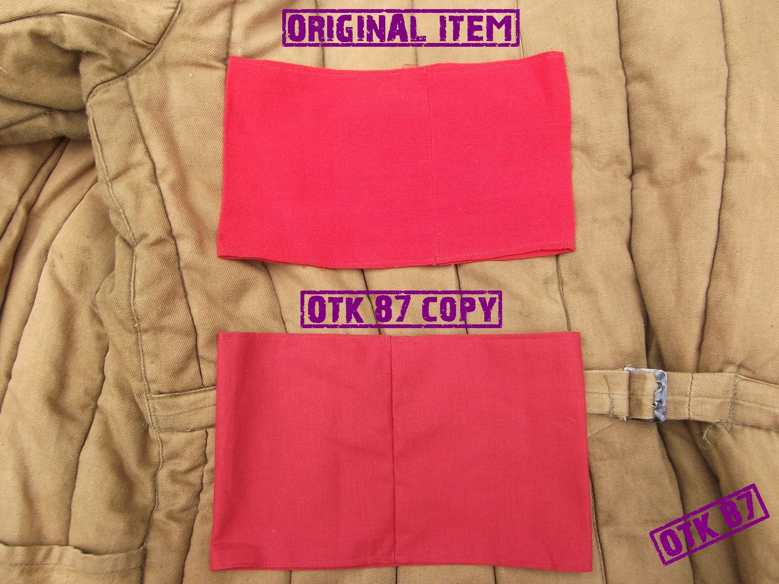 Model 1935 style plain red armband. WW2 Red Army Reproduction Etsy