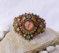 Bead Embroidery DIY Kit, Colourful Bead Embroidered Bracelet DIY Kit, Beaded Bracelet Kit in Summer Colours, Jewelry Making Beading Kit product logo