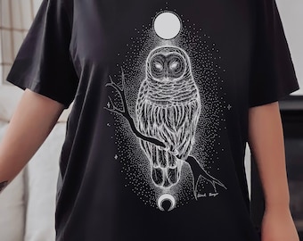 The Celestial Owl T Shirt