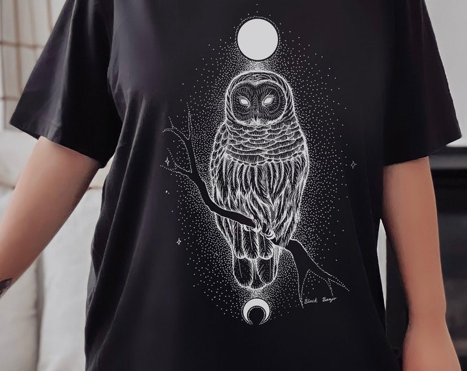 The Celestial Owl T Shirt