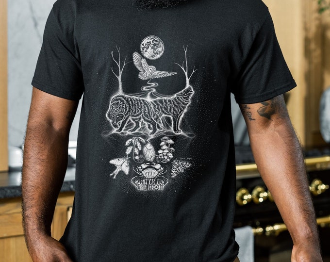 The Moon Tarot T Shirt