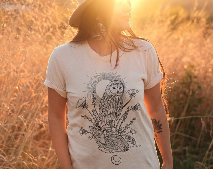 Owl Shirt - Owl & Fawn T Shirt -