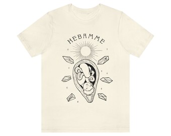 Hebamme Shirt - Fetus & Crystals T Shirt