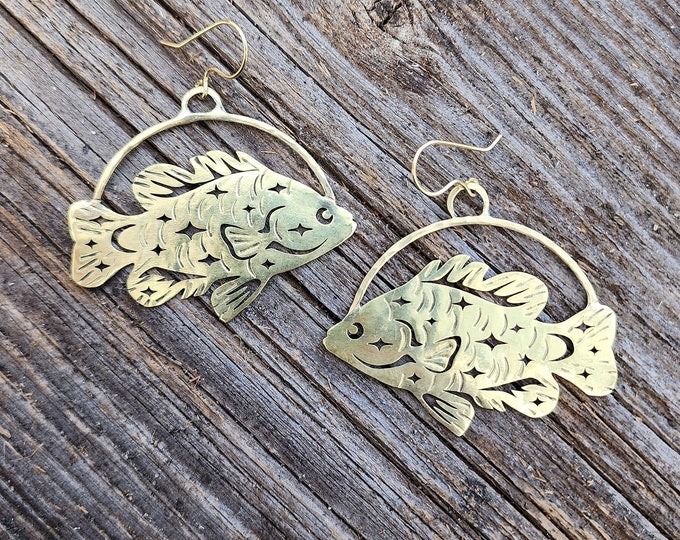 Sunfish Earrings - Half Circle