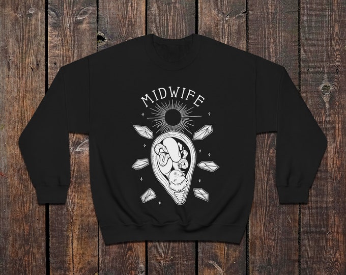 Midwife Sweatshirt - Crystal Womb