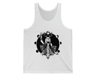 Hecate Tank Top - Blue Moon Goddess in Black