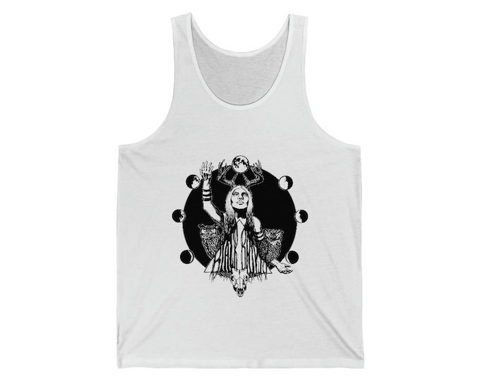 Hecate Tank Top - Blue Moon Goddess in Black