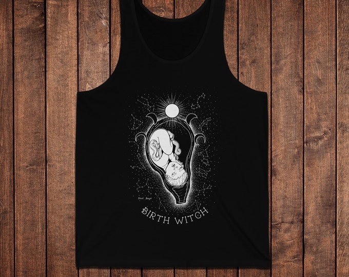 Birth Witch Tank Top - Constellations & Moons